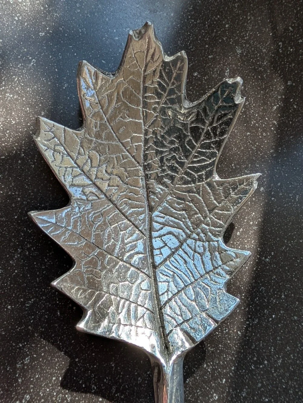 vintage MARIPOSA leaf salad serving set 1992
